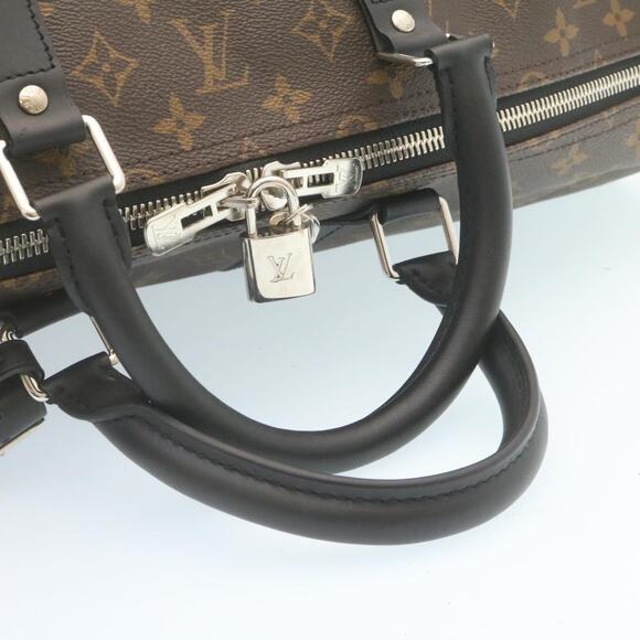 LOUIS VUITTON Monogram Macassar Keepall Bandouliere 55 M56714 - Picture 7 of 16